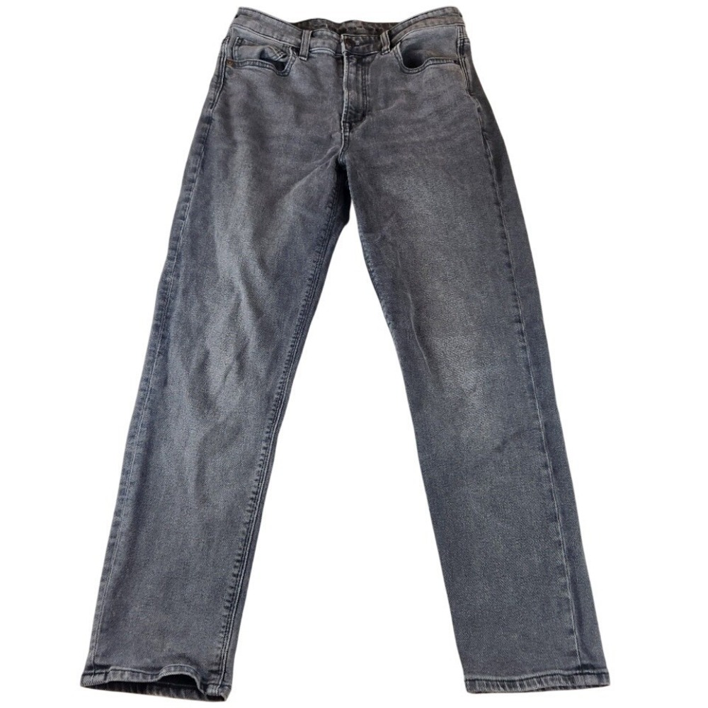 American Eagle Jeans Womens 6 Regular Gray Straight Leg Stretch Denim AE